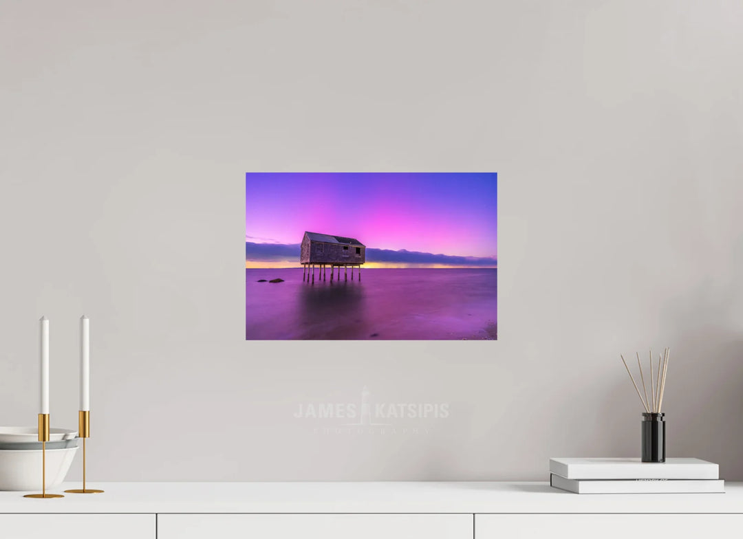 15 x 10″, HD Metal Print Lazy Lights