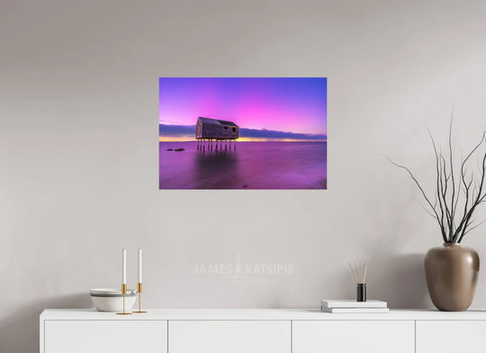 30 x 20″, HD Metal Print Lazy Lights