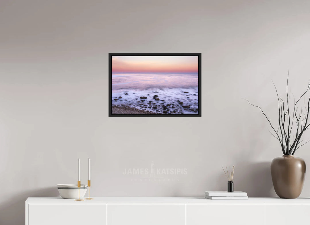 24 x 16″, Print with Black Frame Life On The End