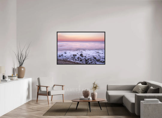 60 x 40″, Print with Black Frame Life On The End