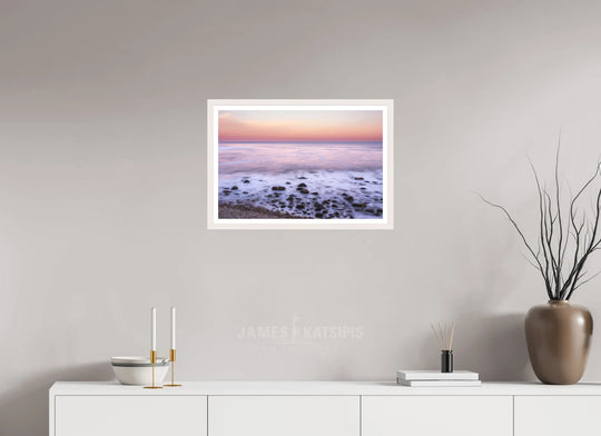 24 x 16″, Print with White Frame Life On The End