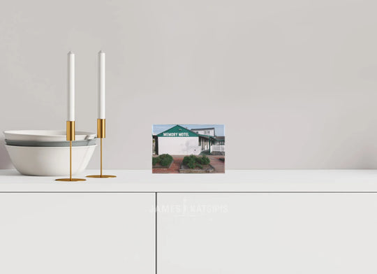 6 x 4″, Acrylic Photo Block Memory Motel Summer