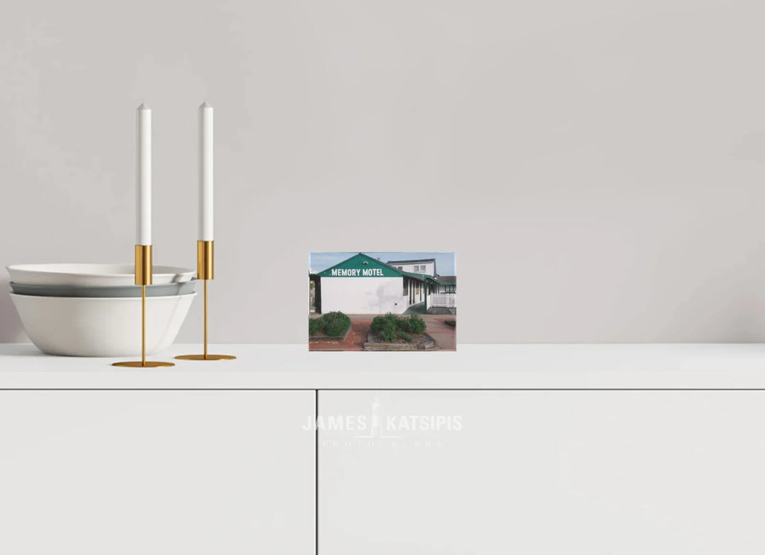 6 x 4″, Acrylic Photo Block Memory Motel Summer