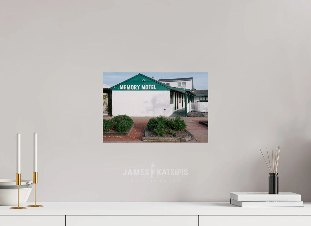 15 x 10″, HD Metal Print Memory Motel Summer