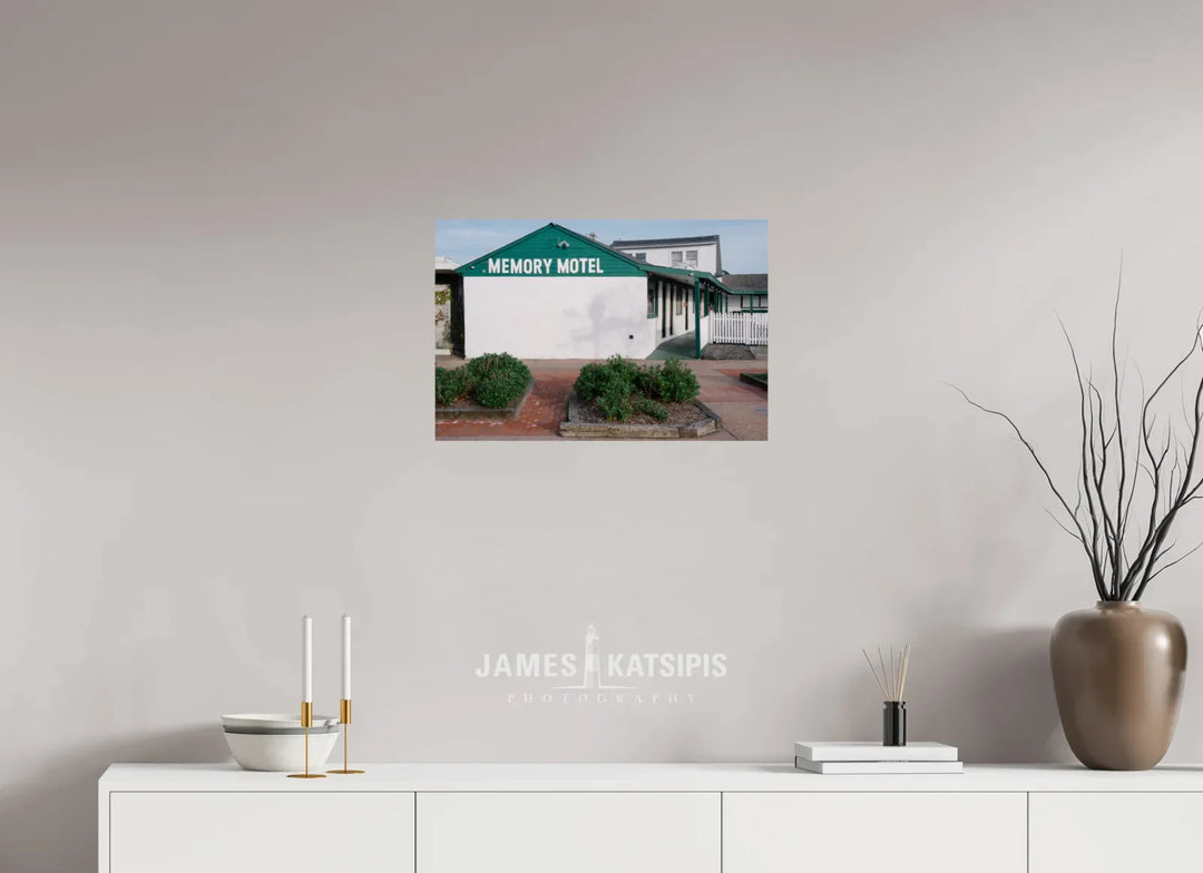 24 x 16″, HD Metal Print Memory Motel Summer