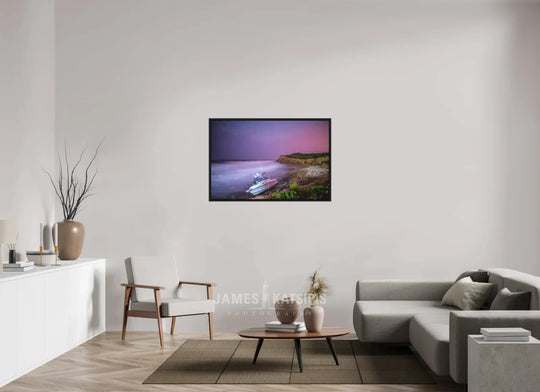 Print with Black Frame, 45 x 30″ Midnight Mash