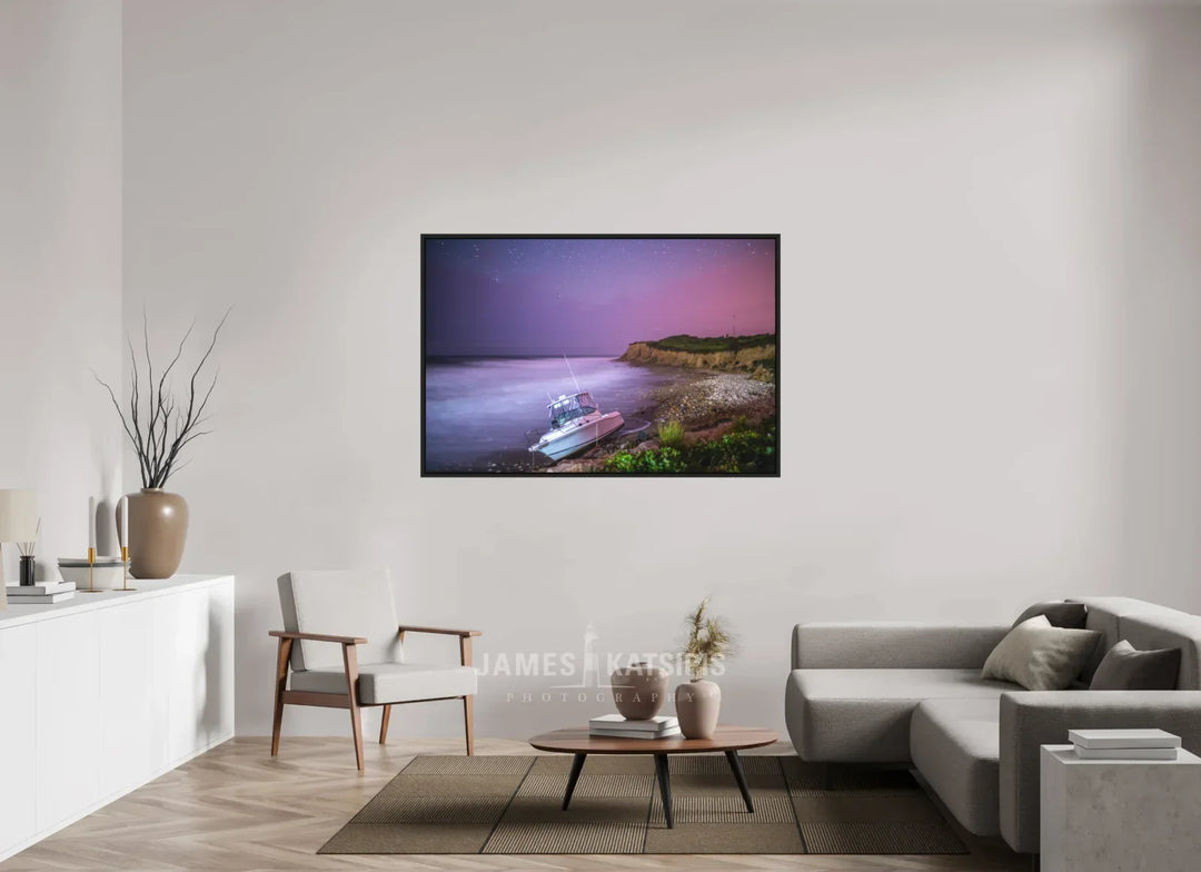 Print with Black Frame, 60 x 40″ Midnight Mash