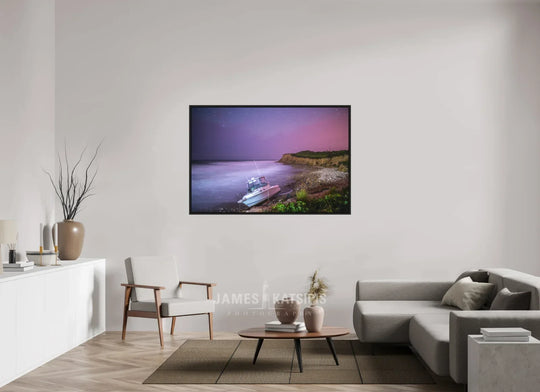 Print with Black Frame, 60 x 40″ Midnight Mash