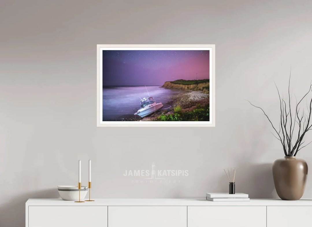Print with White Frame, 30 x 20″ Midnight Mash