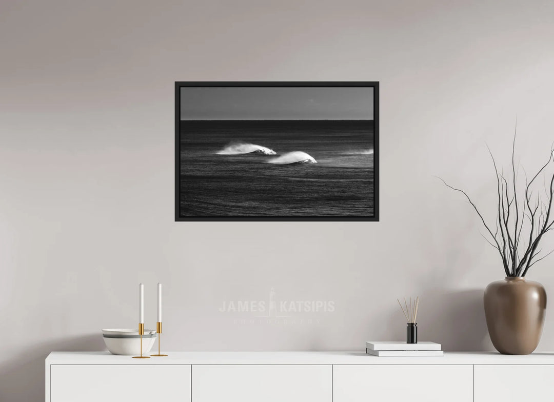 30 x 20″, Print with Black Frame Offshore Magic