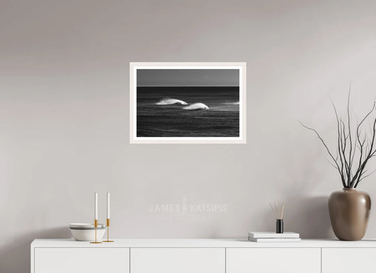 24 x 16″, Print with White Frame Offshore Magic