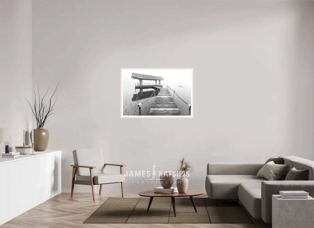 Print with White Frame, 45 x 30″ Pavillion
