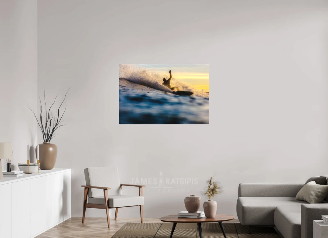Acrylic, 45 x 30″ Phantom Surf