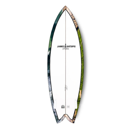 "Shadmoor Park" Twin Fin Surfboard