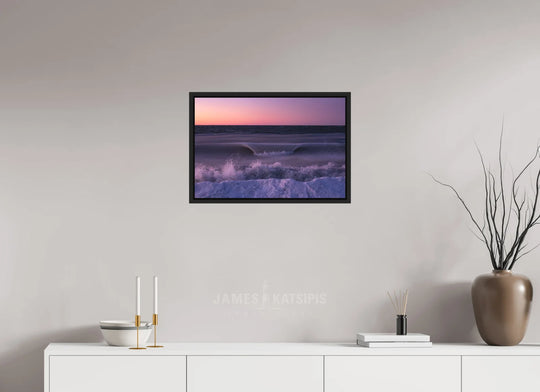 24 x 16″, Print with Black Frame Slush Puppy