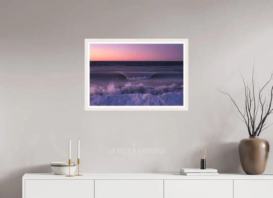 30 x 20″, Print with White Frame Slush Puppy