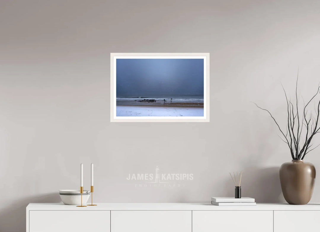 24 x 16″, Print with White Frame Solitude
