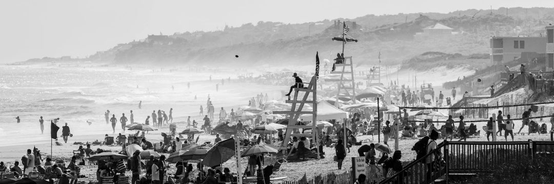 Summer Scene - Black and White