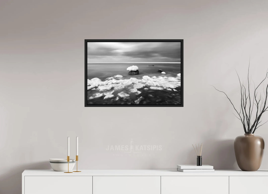 30 x 20″, Print with Black Frame The Still