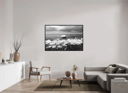 60 x 40″, Print with Black Frame The Still