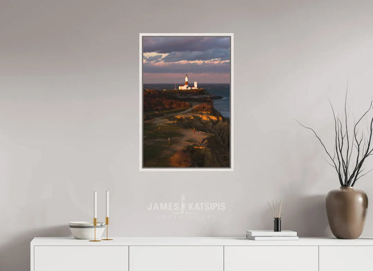 20 x 30″, Acrylic With Maple White Frame Waiting