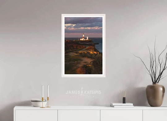 20 x 30″, White Frame Waiting