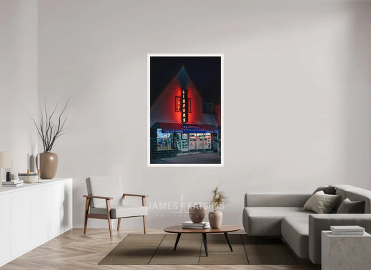 White's Liquor At Night