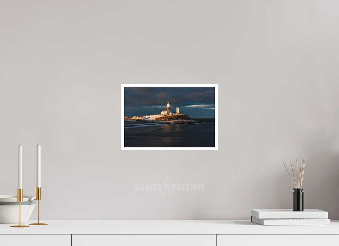 12 x 8″, Fuji Pearl Print Winter Light