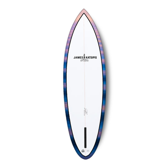 "Ripple" Pin Tail Surfboard